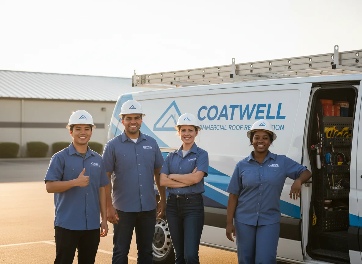 Commercial roof coating company in Orient, SD